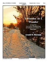 I Wonder as I Wander Handbell sheet music cover